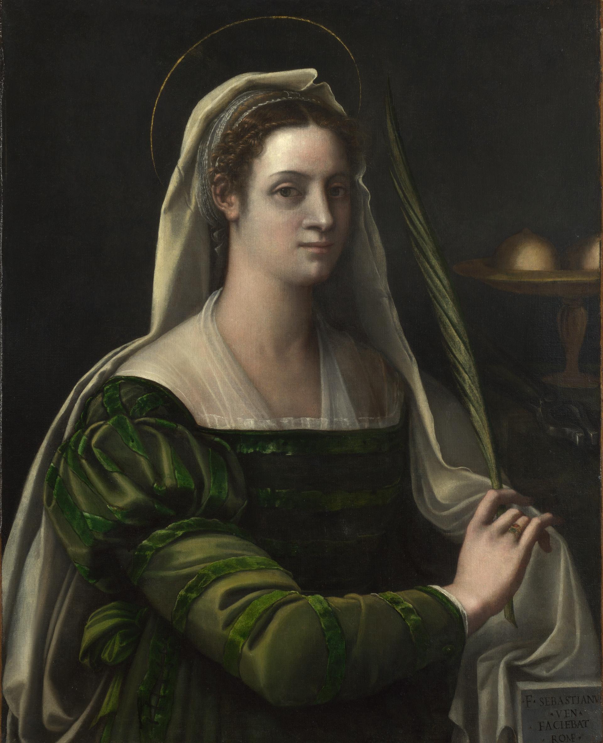 Sebastiano Del Piombo | Portrait Of A Lady | L1059 | National Gallery ...