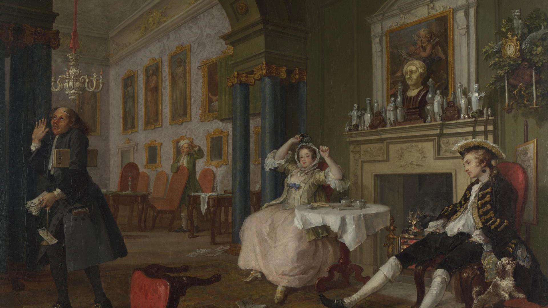 Veel Sluimeren Weigering William Hogarth | Marriage A-la-Mode: 2, The Tête à Tête | NG114 | National  Gallery, London