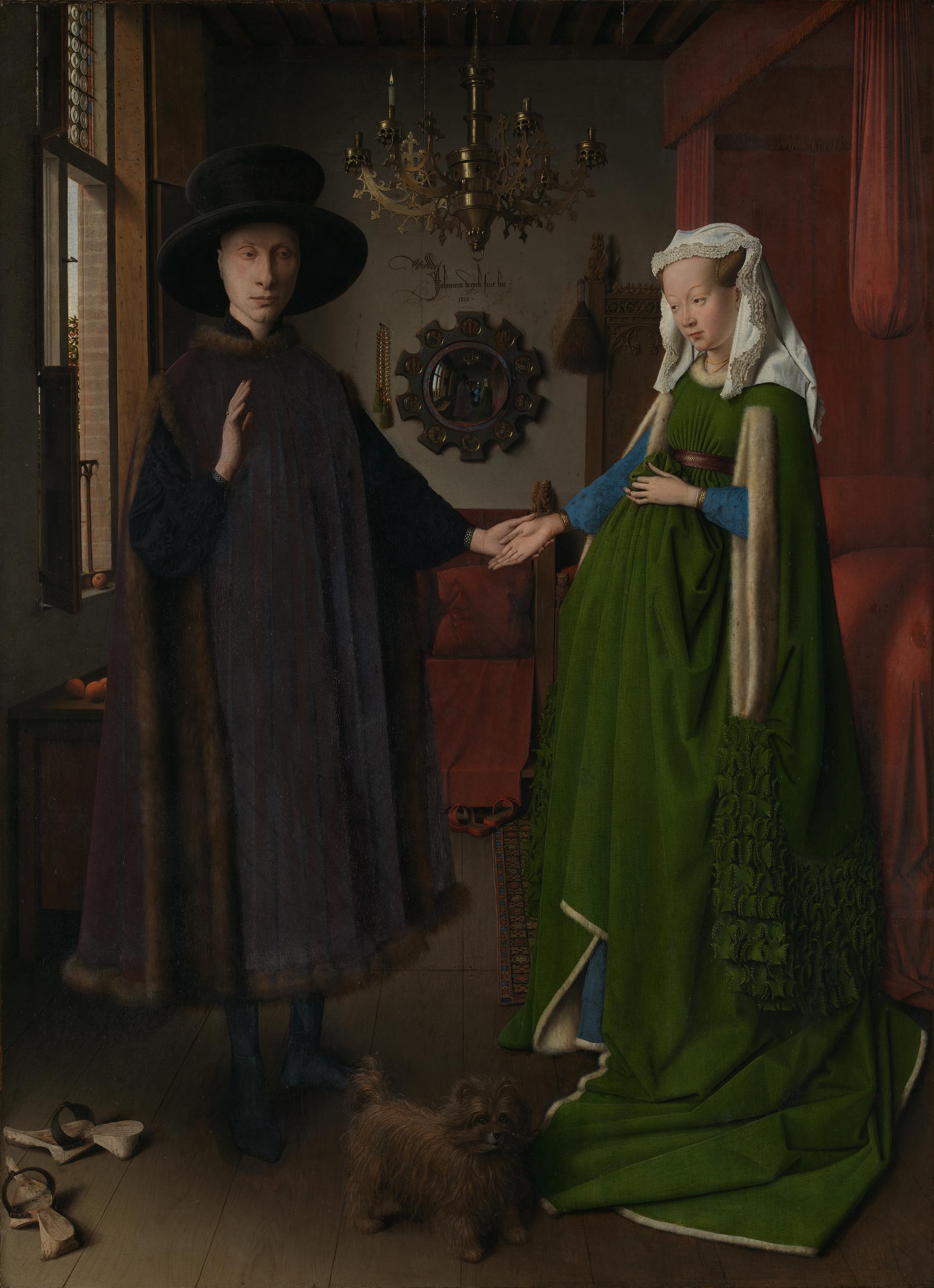 Jan van Eyck The Arnolfini Portrait NG186 National Gallery