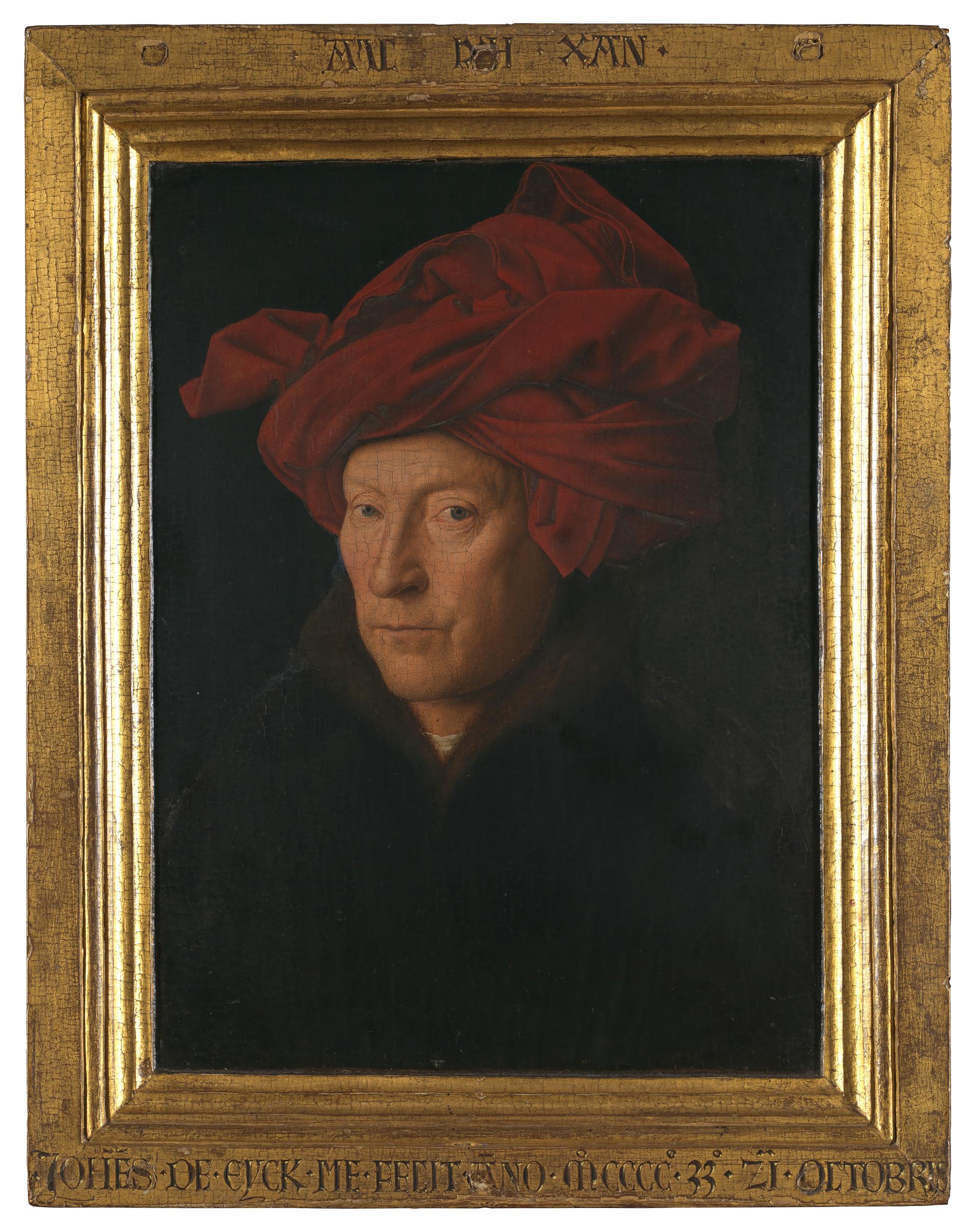 Jan van Eyck Portrait of a Man Self Portrait NG222