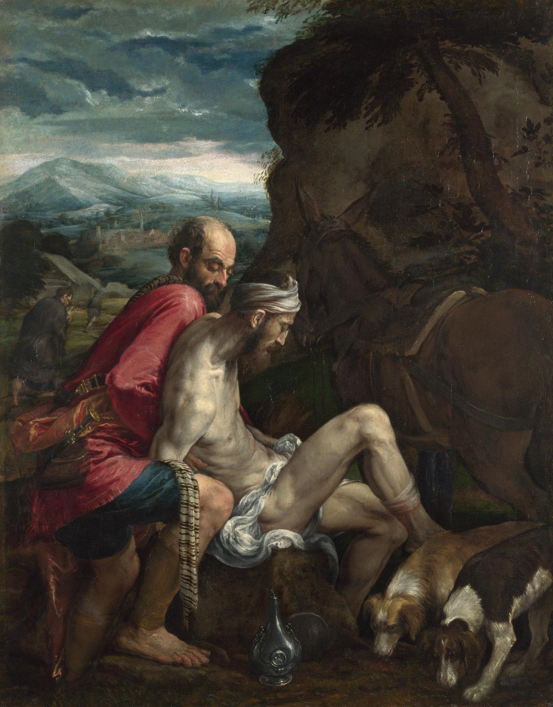 Jacopo Bassano The Good Samaritan NG277 National Gallery London