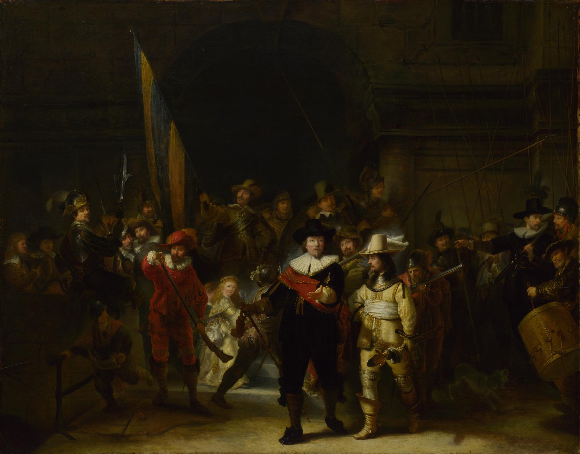 Gerrit Lundens after Rembrandt The Company of Captain Banning