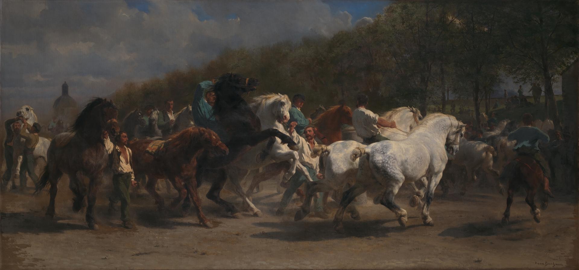 Rosa Bonheur The Horse Fair NG621 National Gallery London