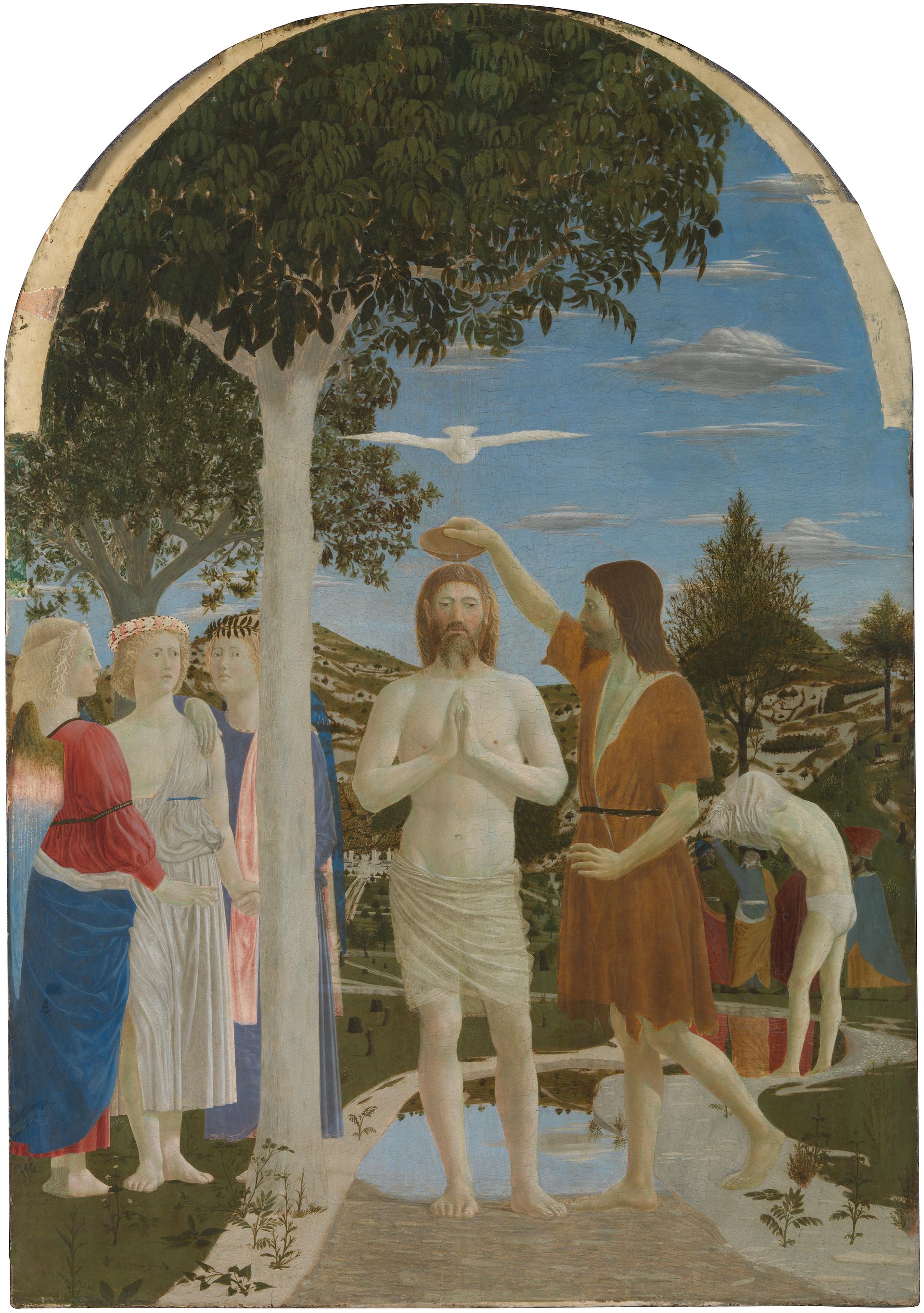 Piero della Francesca The Baptism of Christ NG665 National