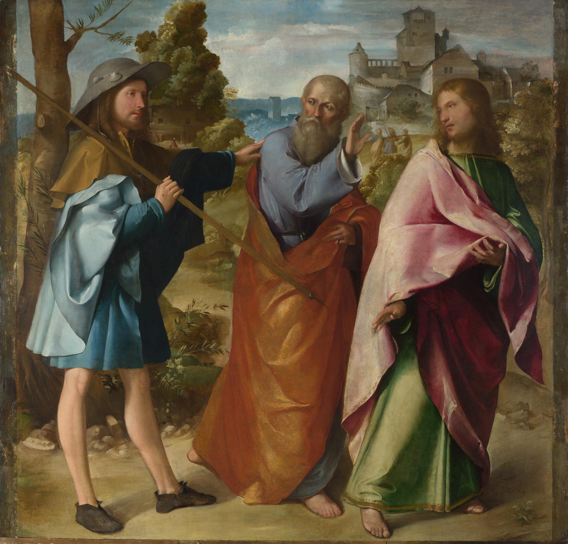 Altobello Melone The Road to Emmaus NG753 National Gallery