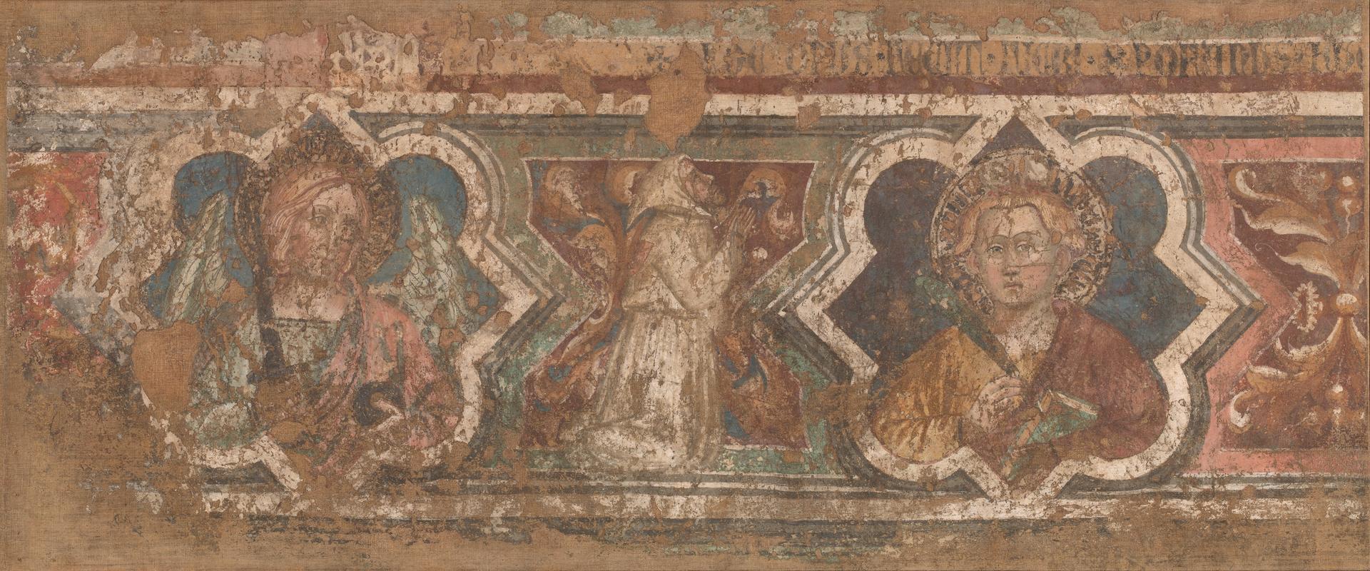 Spinello Aretino Decorative Border with a Kneeling Flagellant