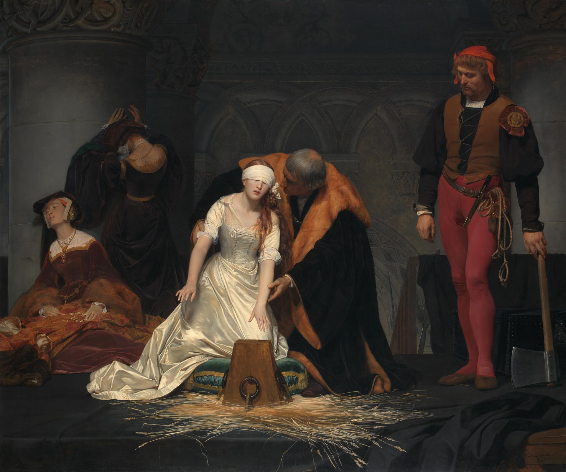 Paul Delaroche The Execution of Lady Jane Grey NG1909