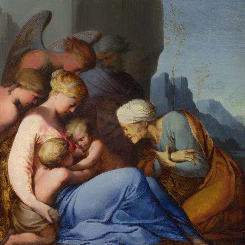 The Holy Family with Saints and Angels