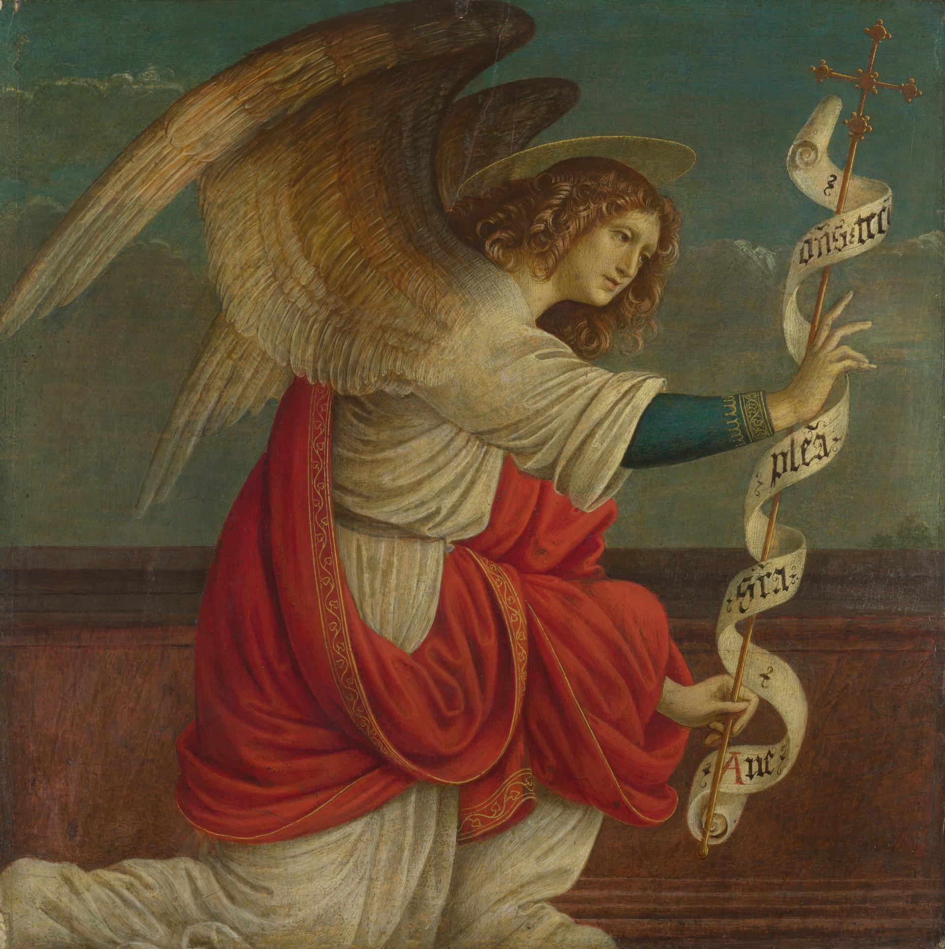 Gaudenzio Ferrari The Annunciation The Angel Gabriel NG3068.1