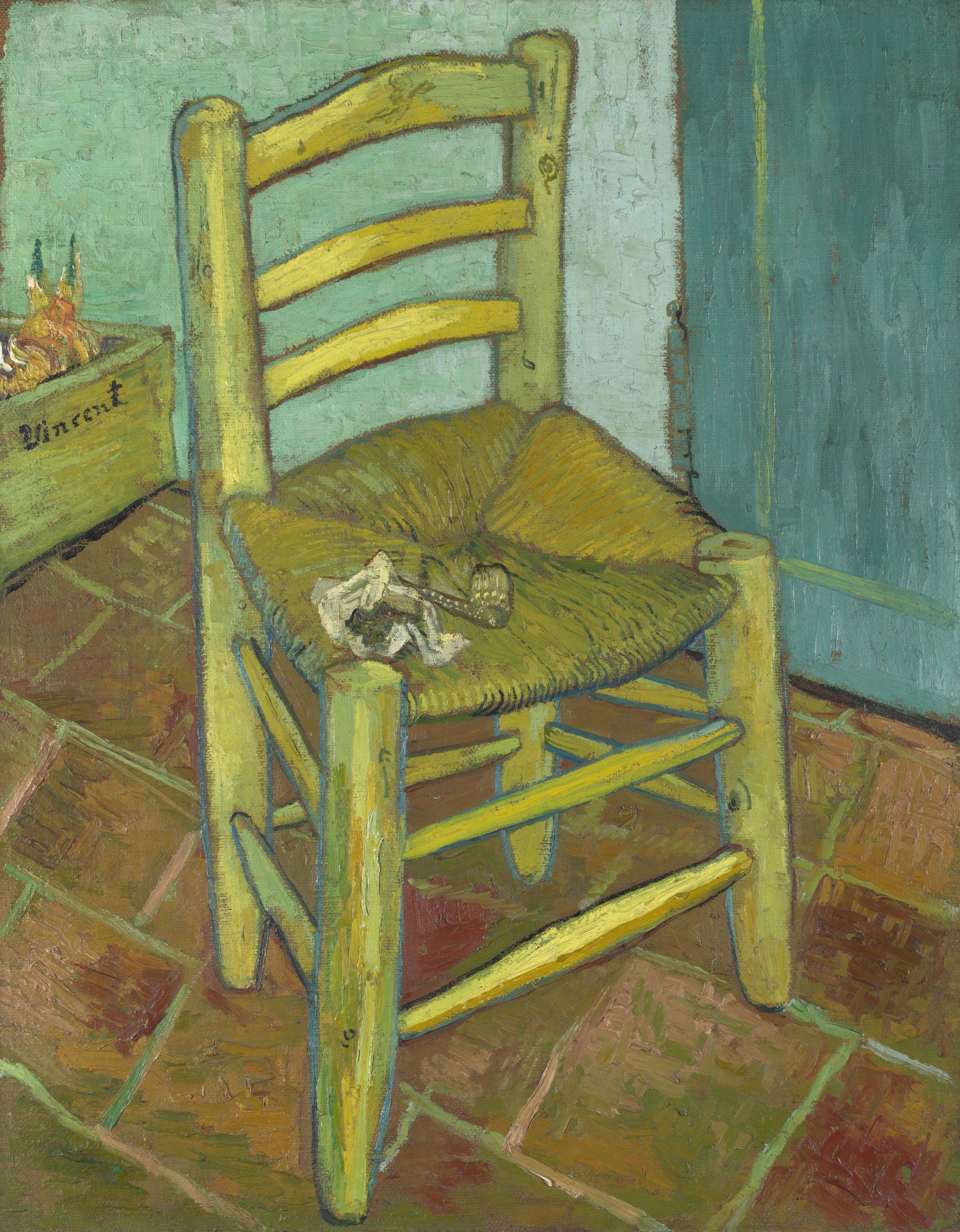 yellow chair painting