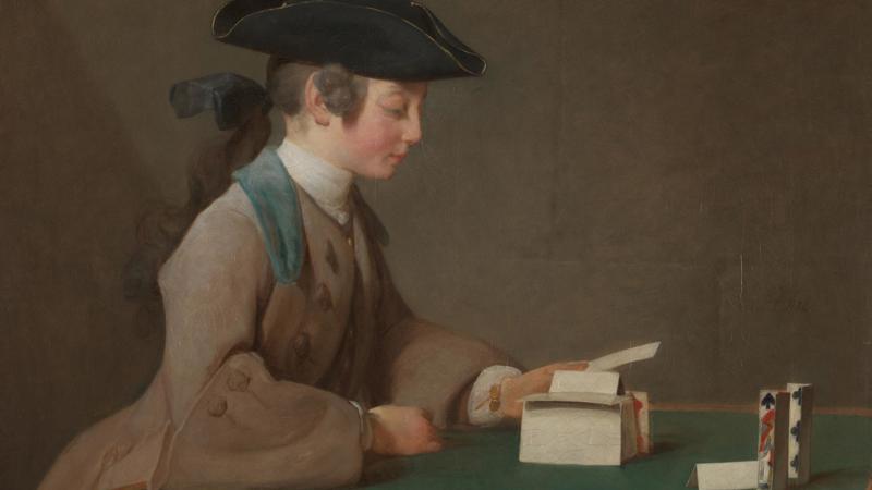 Jean-Siméon Chardin, 'The House of Cards', about 1740-1