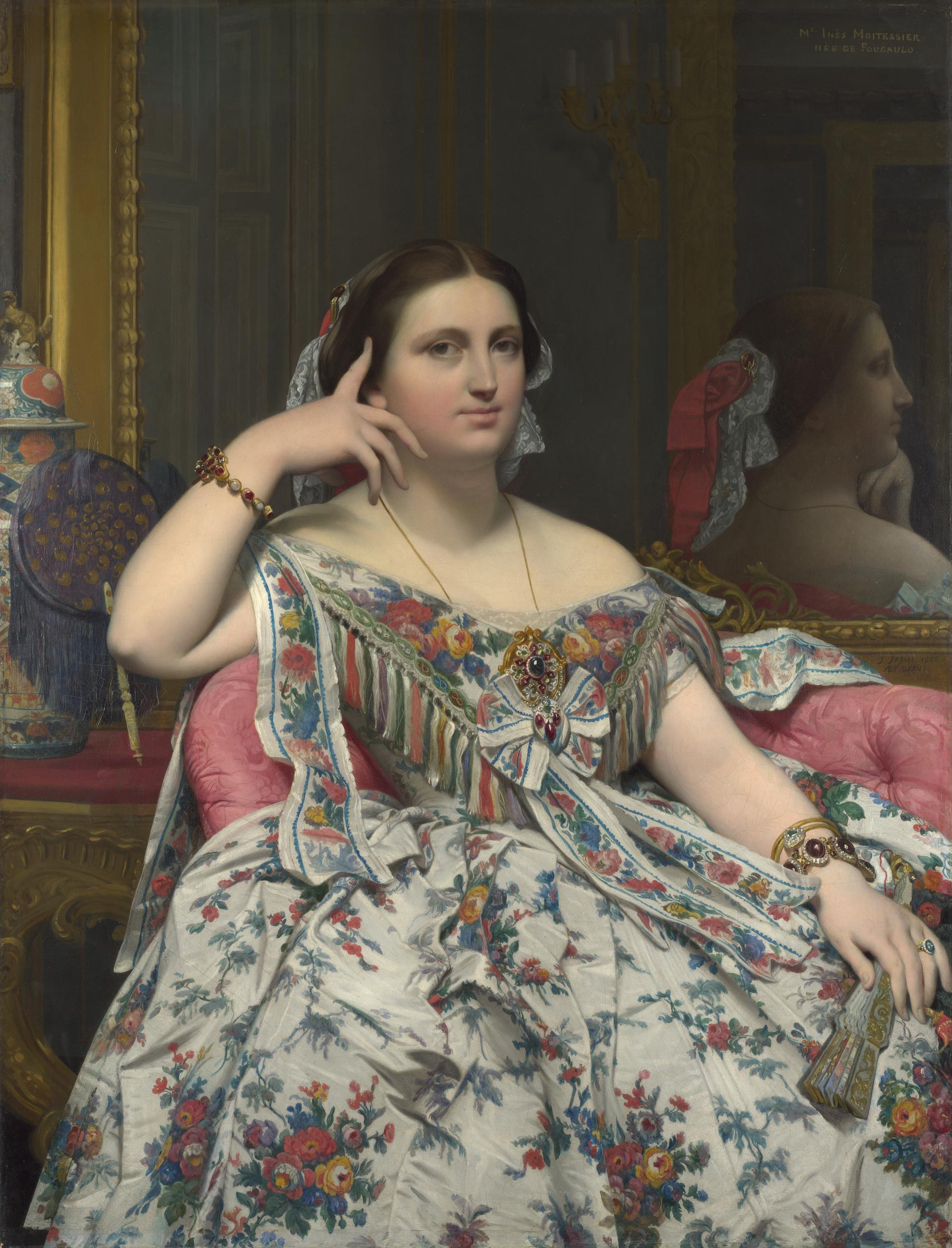 Jean Auguste Dominique Ingres Madame Moitessier NG4821