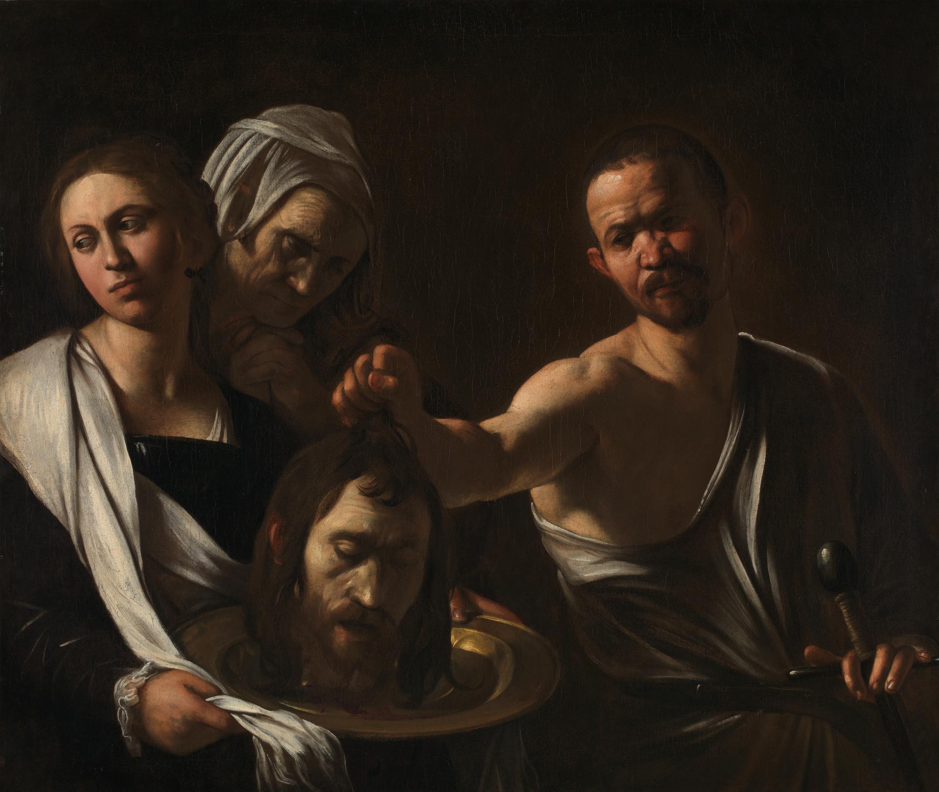 Michelangelo Merisi da Caravaggio Salome receives the Head of