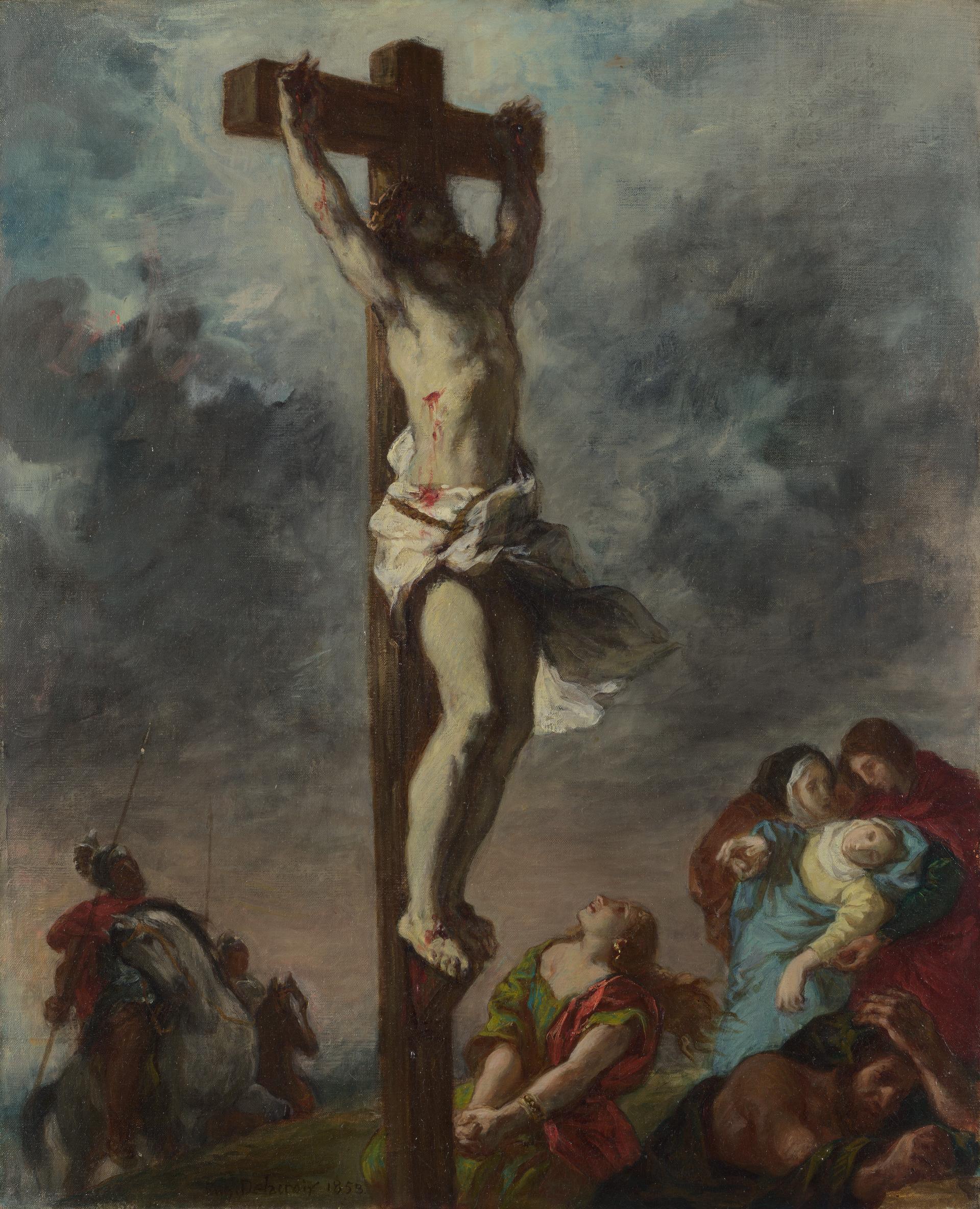 Eug ne Delacroix Christ on the Cross NG6433 National Gallery