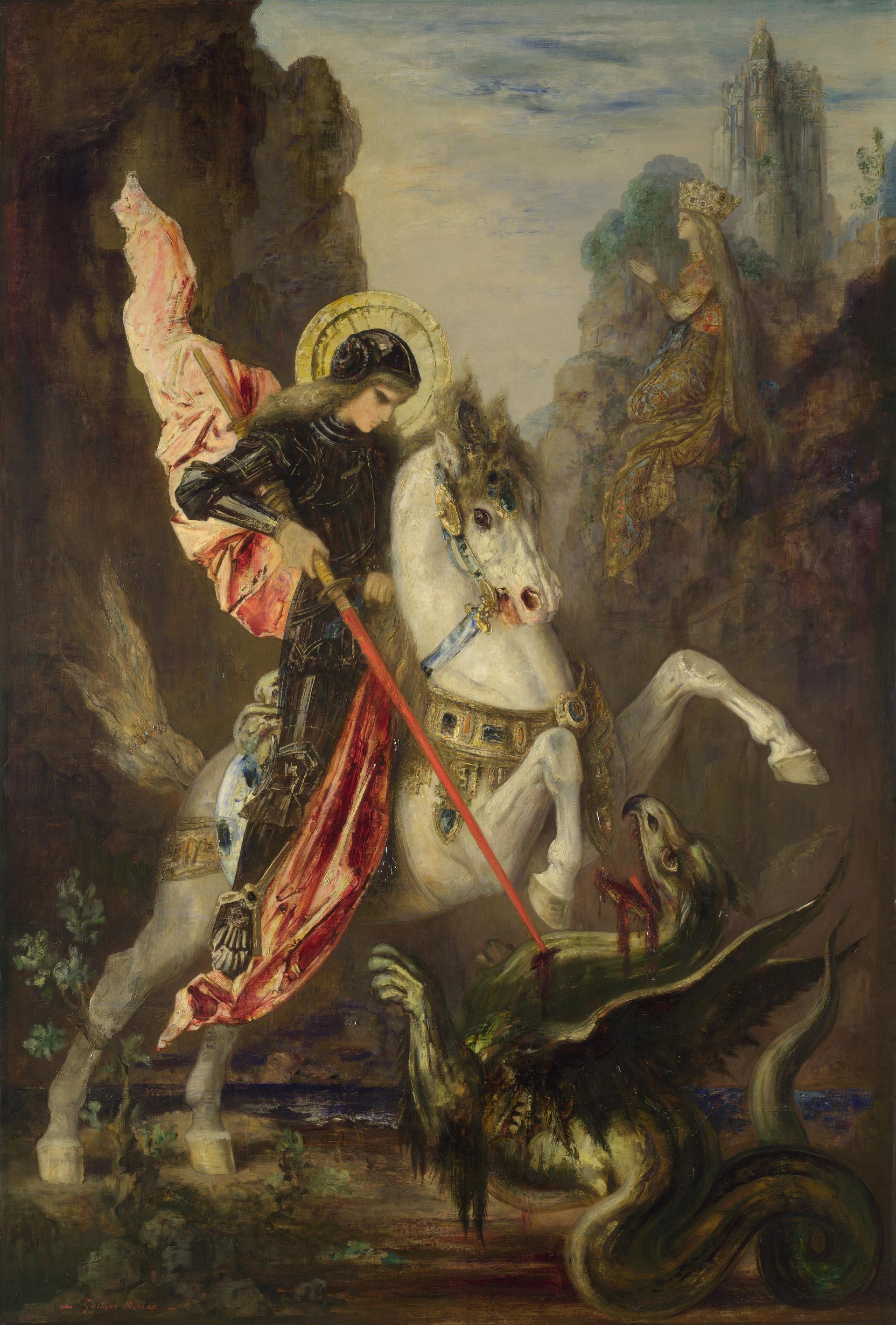 Gustave Moreau Saint George and the Dragon NG6436 National