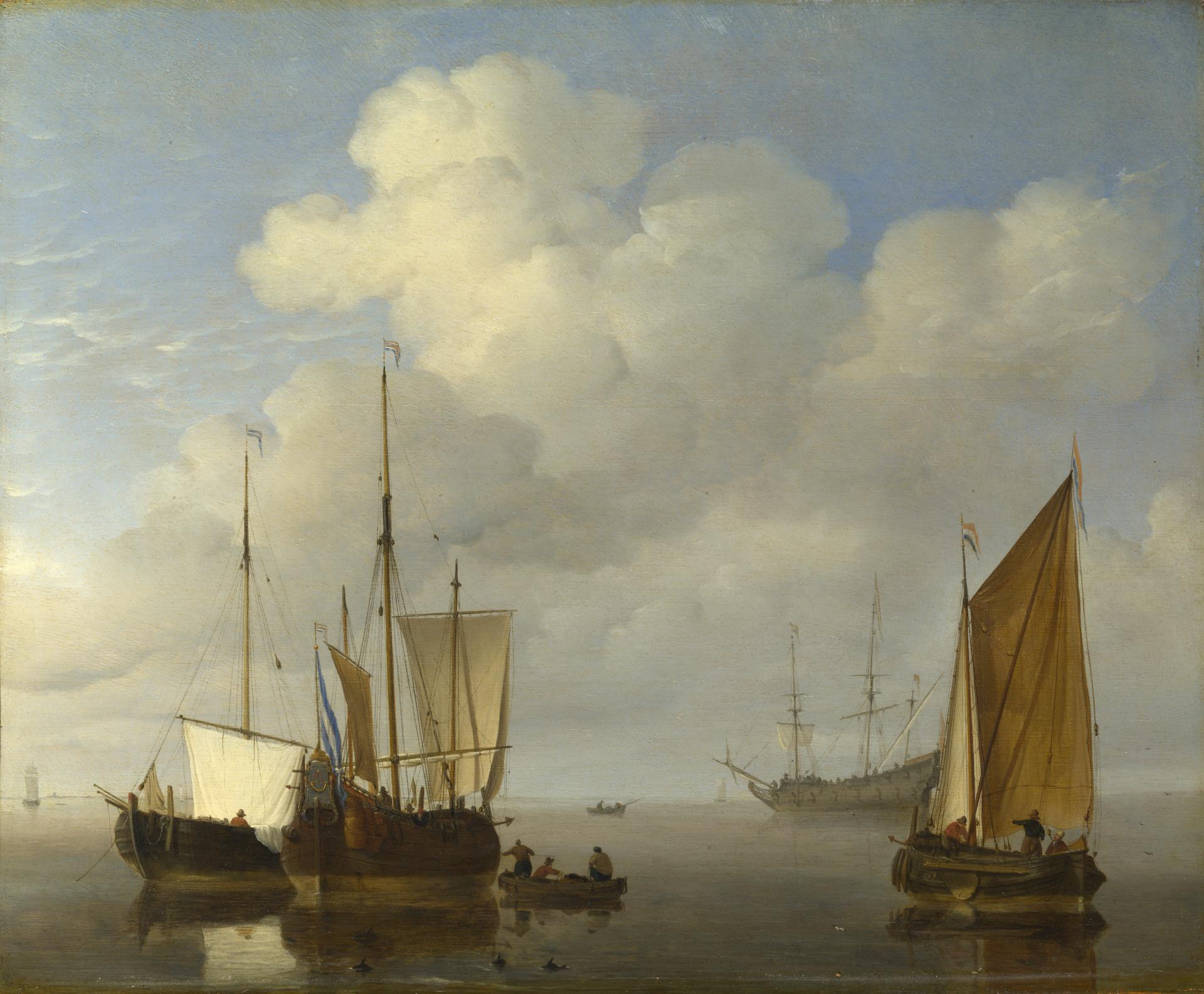 Willem van de Velde | Dutch Ships in a Calm | NG6465 | National