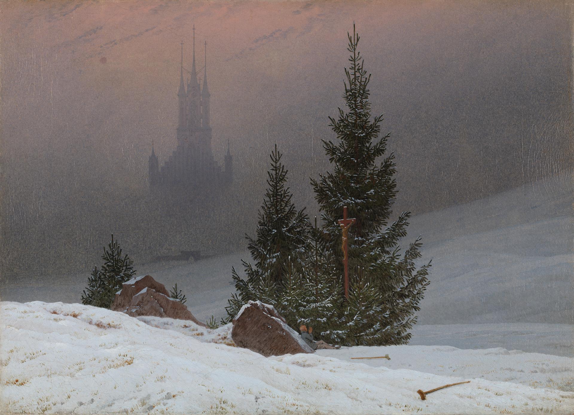 Caspar david on sale friedrich paintings