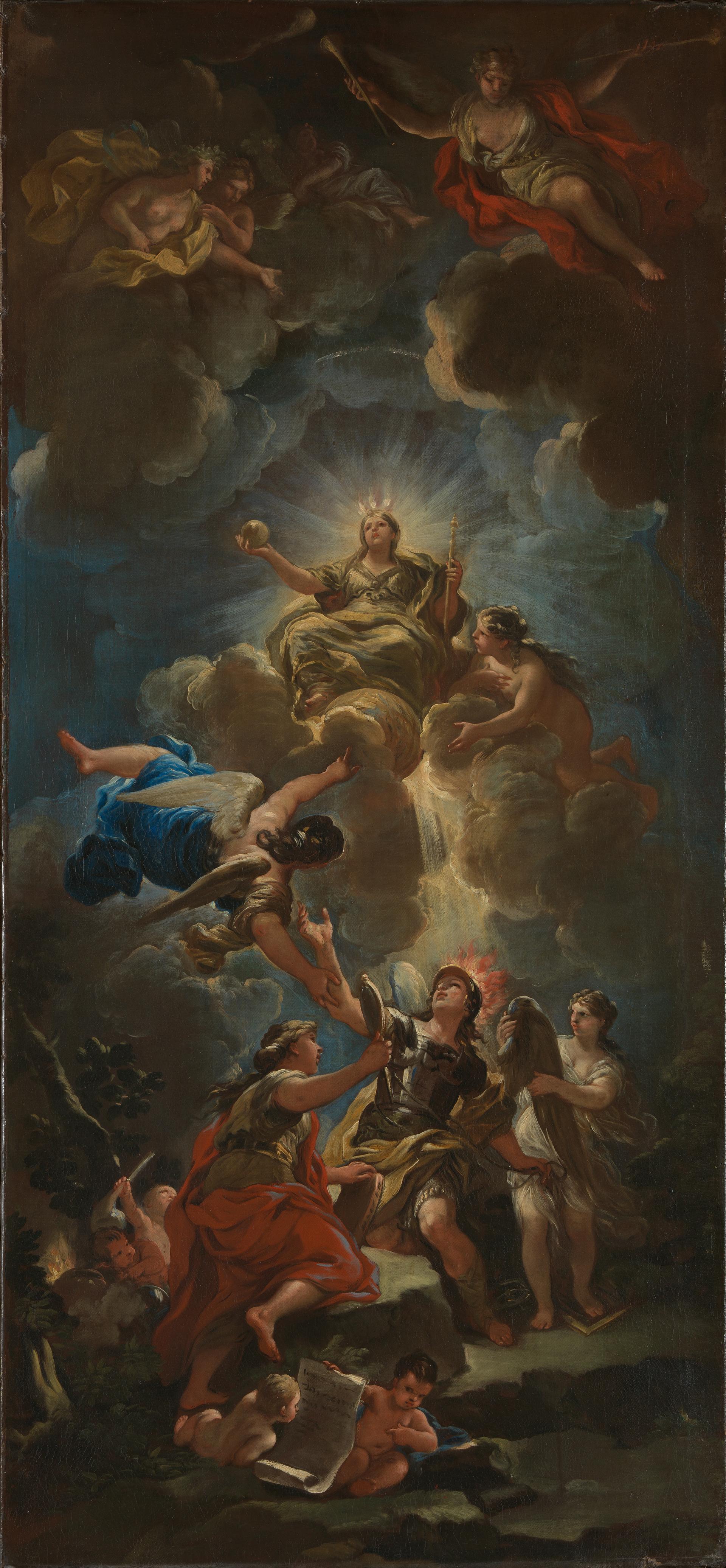 Luca Giordano Allegory of Divine Wisdom NG6631 National