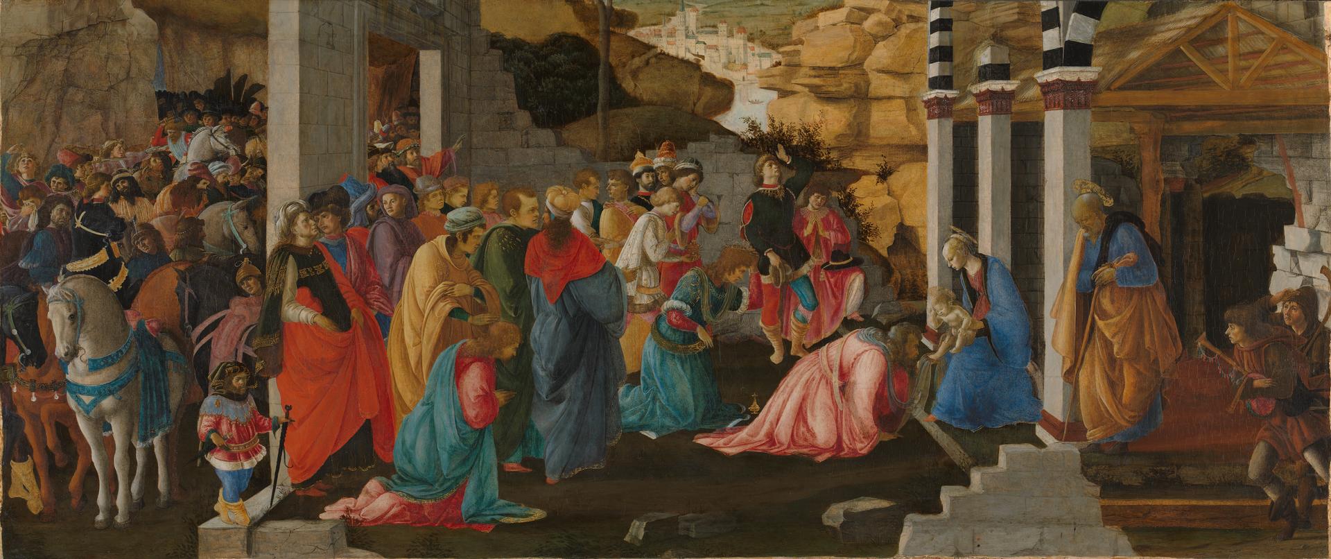 Sandro Botticelli and Filippino Lippi Adoration of the Kings