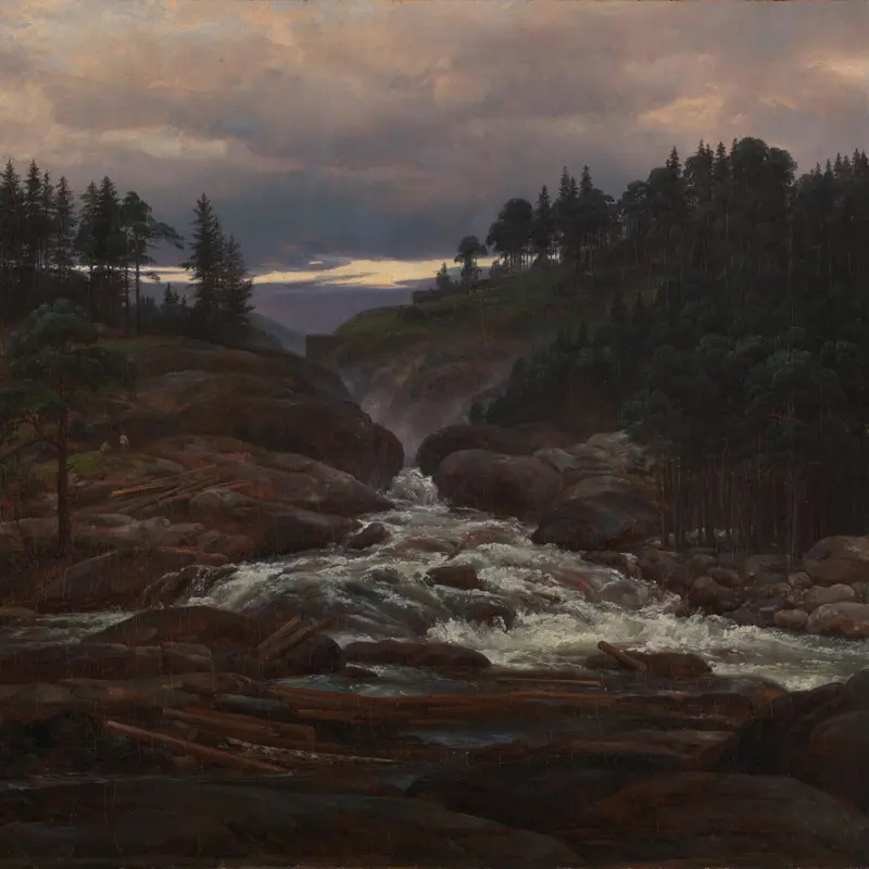 The Lower Falls of the Labrofoss