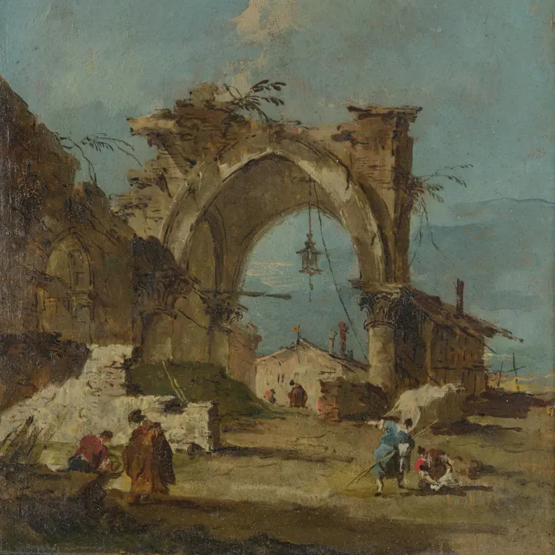 A Caprice with a Ruined Arch