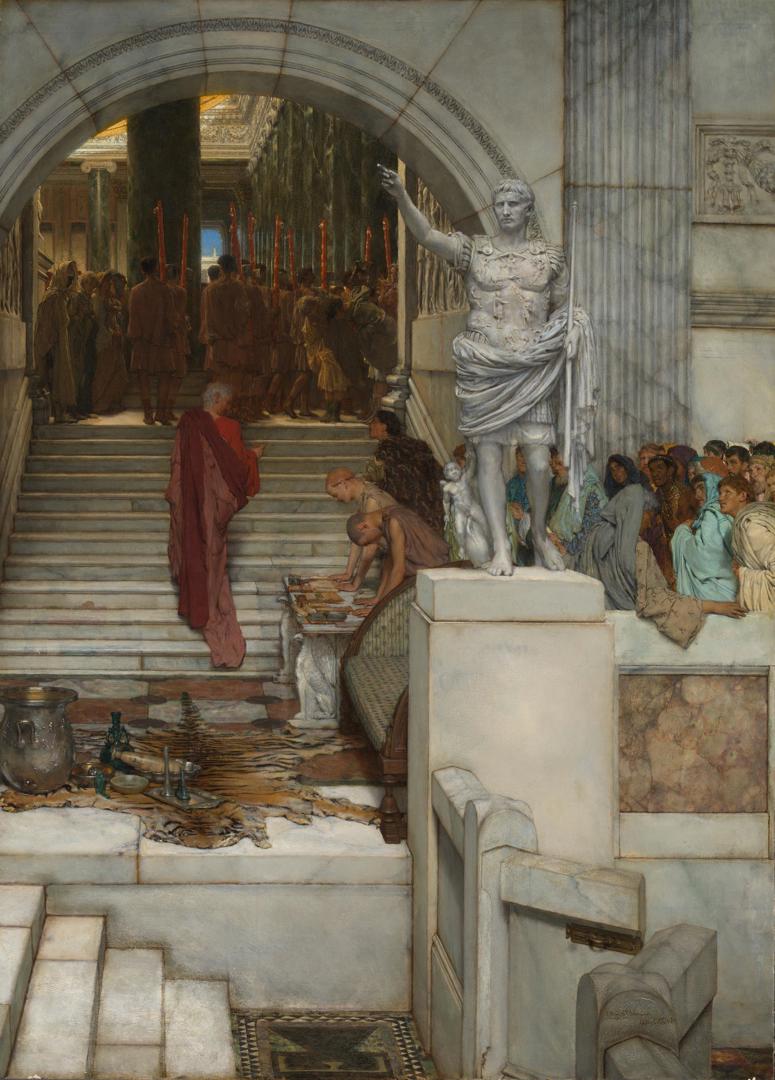 After the Audience by Lawrence Alma-Tadema