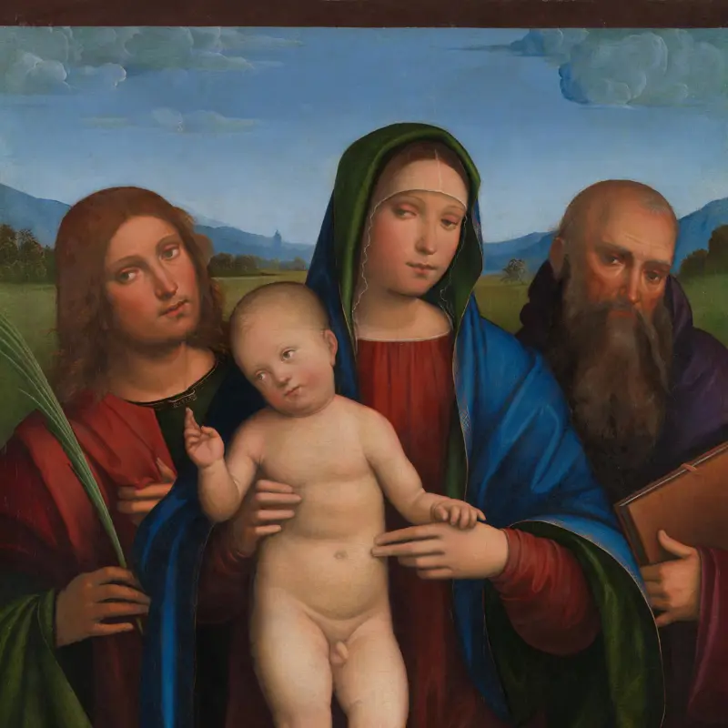 The Virgin and Child with Two Saints