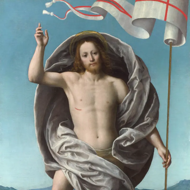 Christ rising from the Tomb