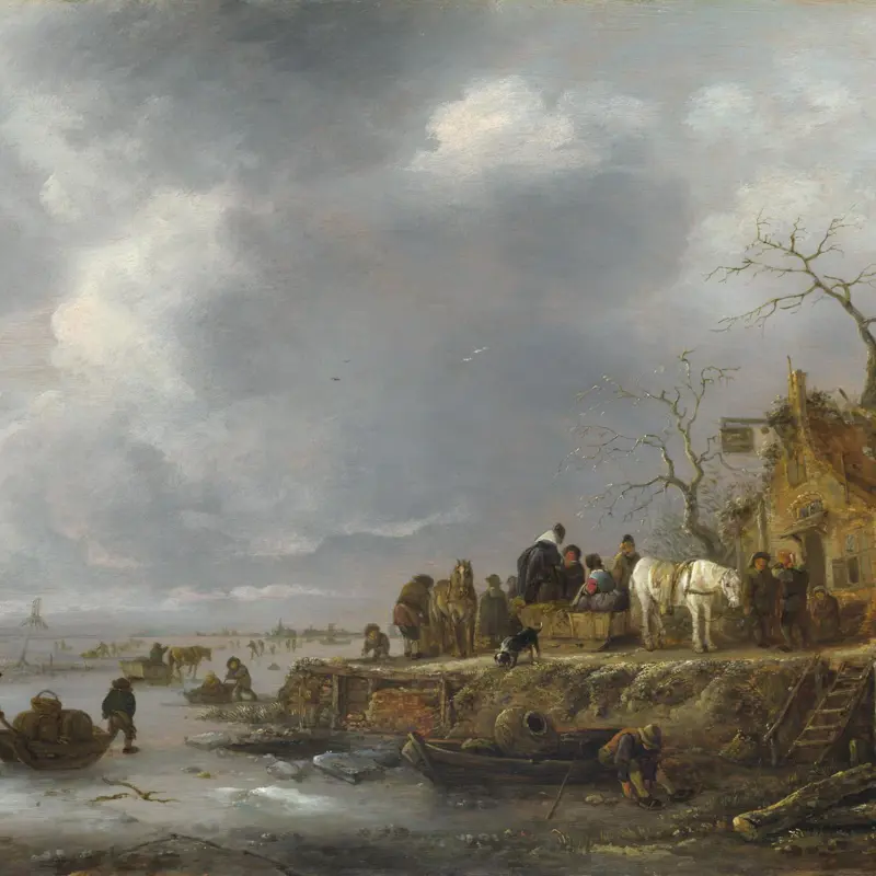 An Inn by a Frozen River