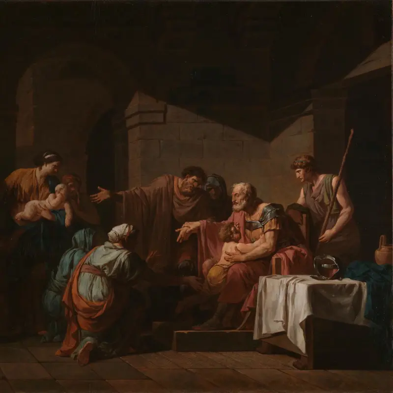 Belisarius receiving Hospitality from a Peasant