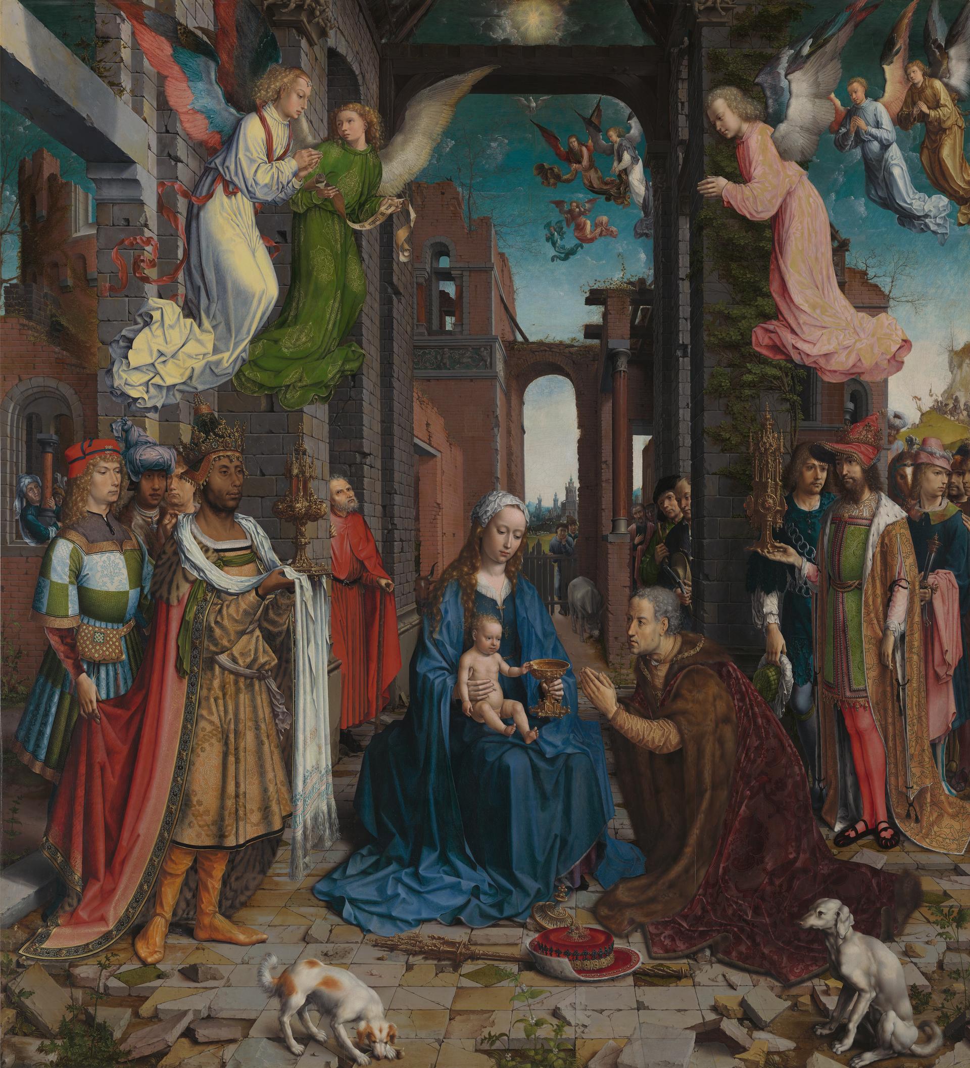 Jan Gossaert Jean Gossart The Adoration of the Kings NG2790