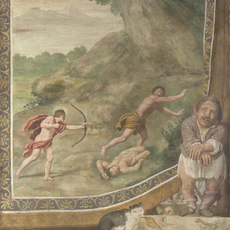 Apollo killing the Cyclops