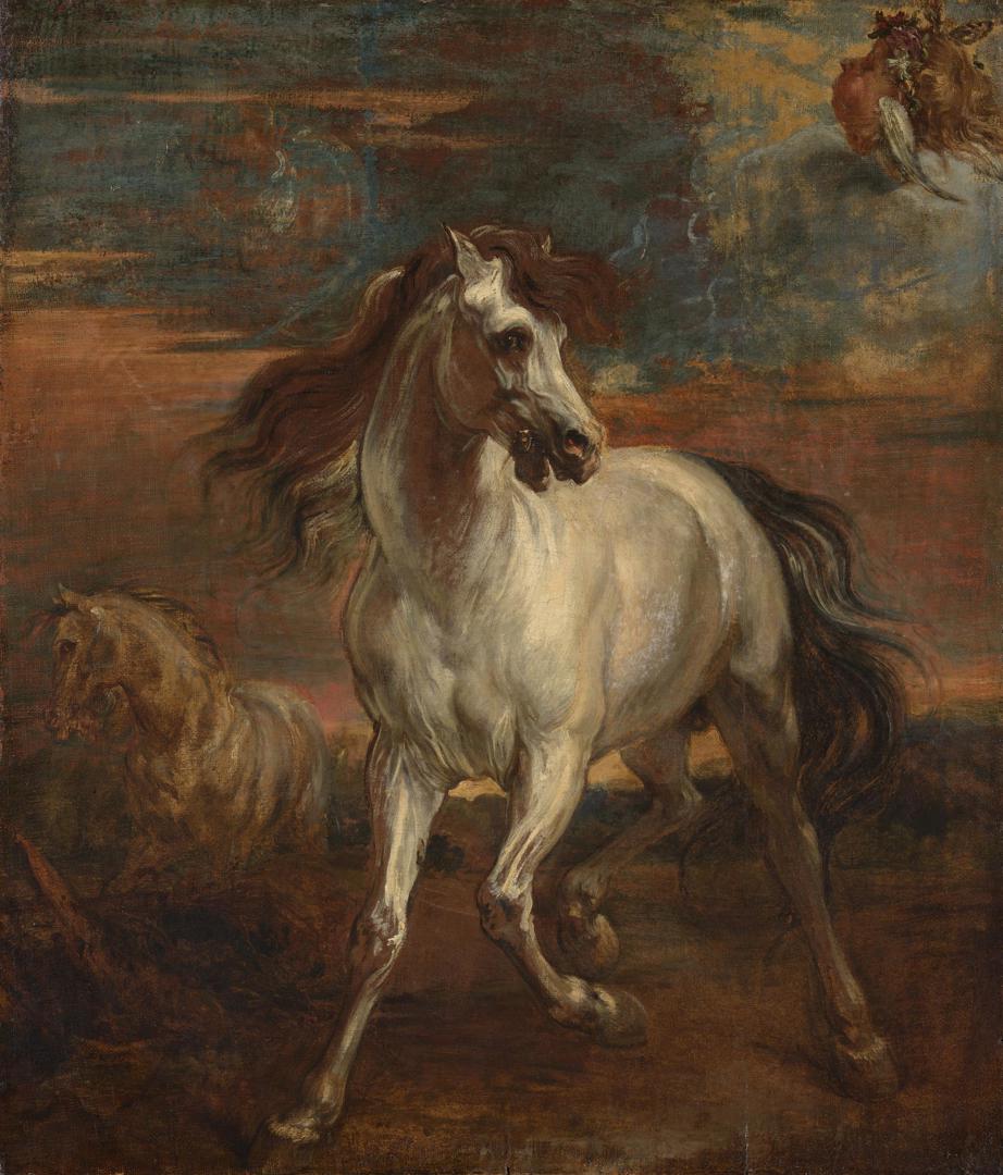 The Horses of Achilles by Style of Anthony van Dyck