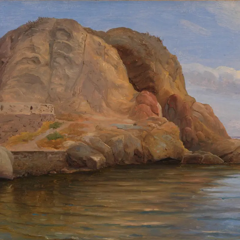 Coast scene, possibly Capri