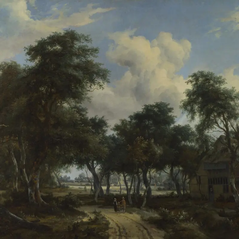 A Woody Landscape with a Cottage