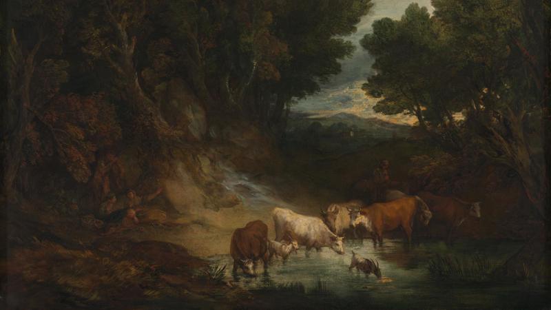 Thomas Gainsborough, 'The Watering Place', before 1777