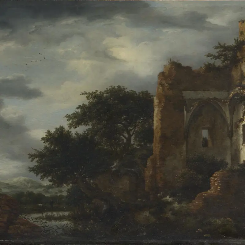 Ruins in a Dune Landscape