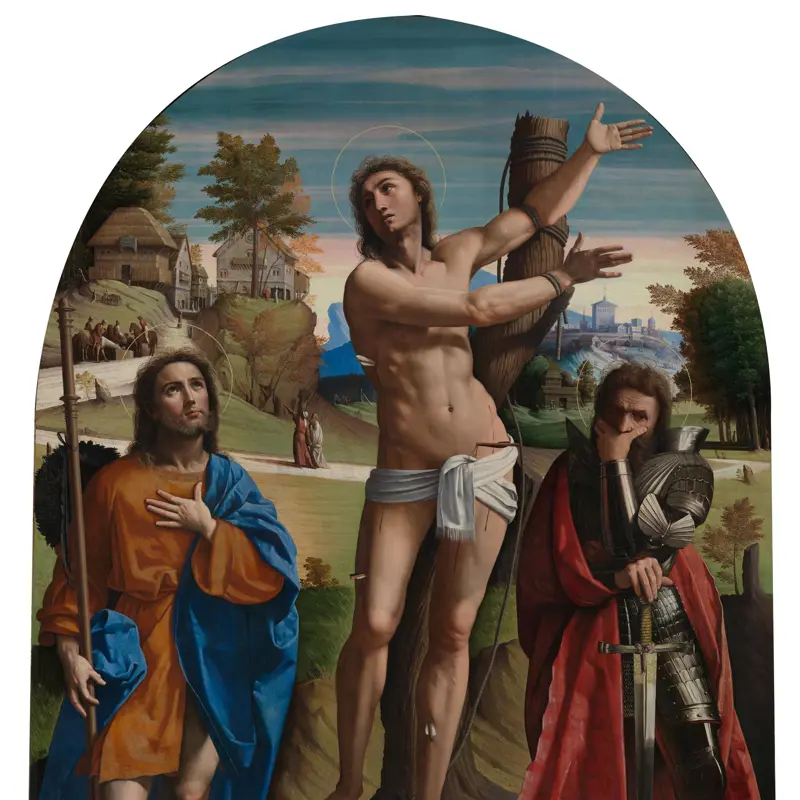 Saint Sebastian with Saint Roch and Saint Demetrius
