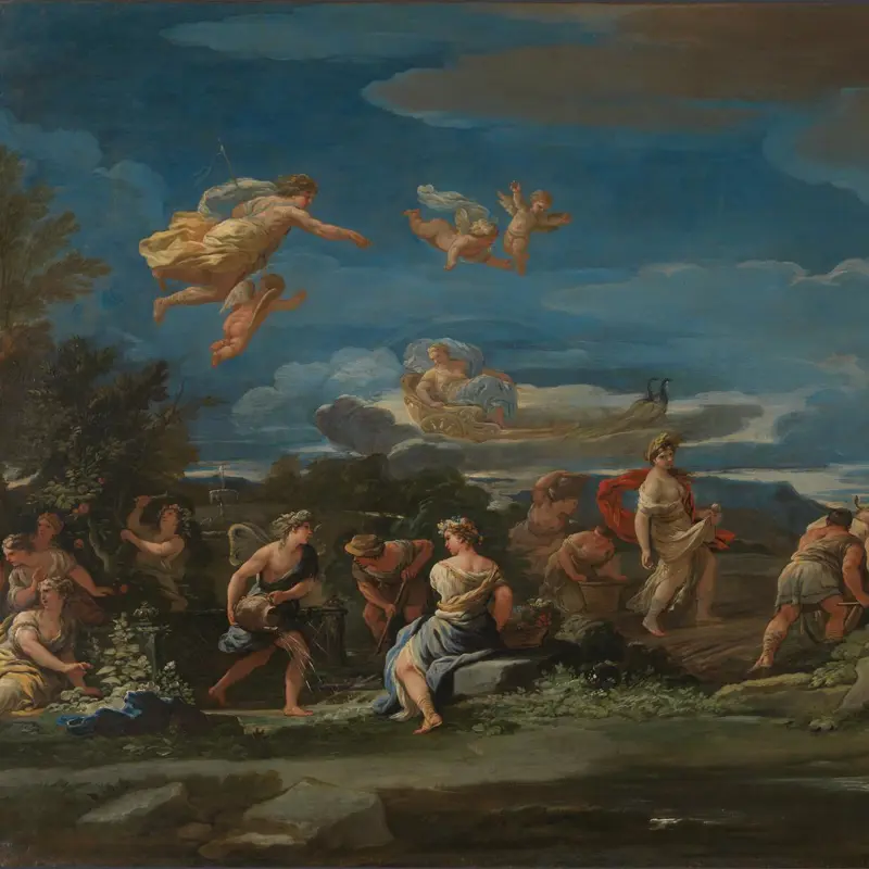 Mythological Scene of Agriculture
