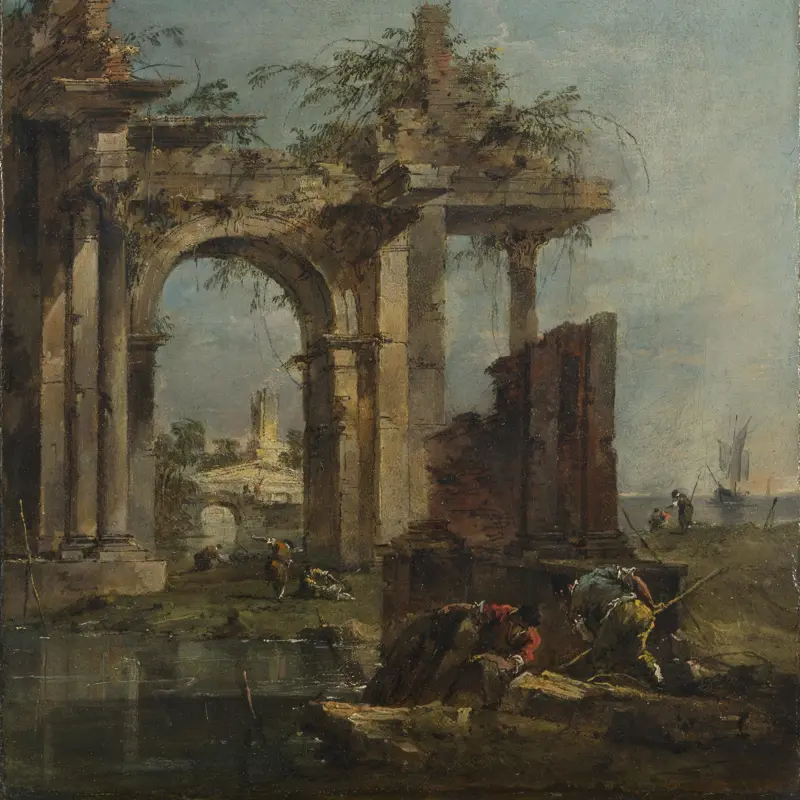 A Caprice with Ruins on the Seashore