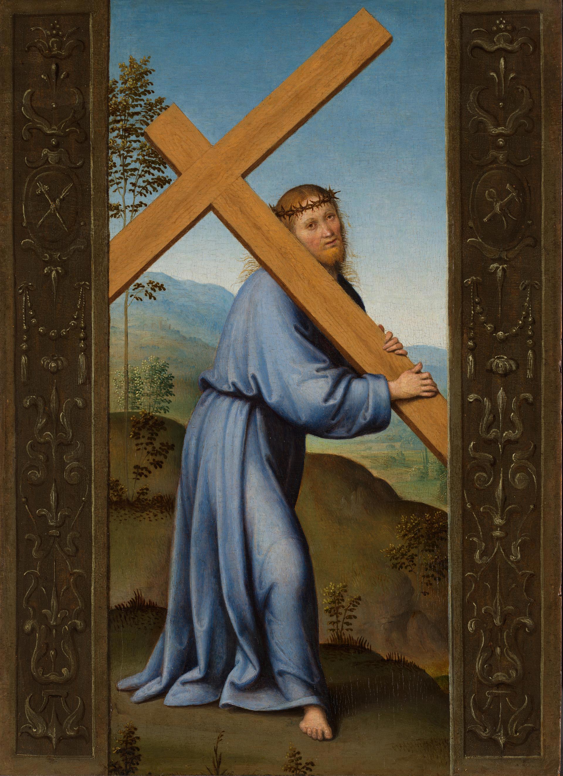 jesus christ carrying the cross