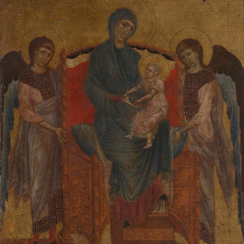 The Virgin and Child with Two Angels