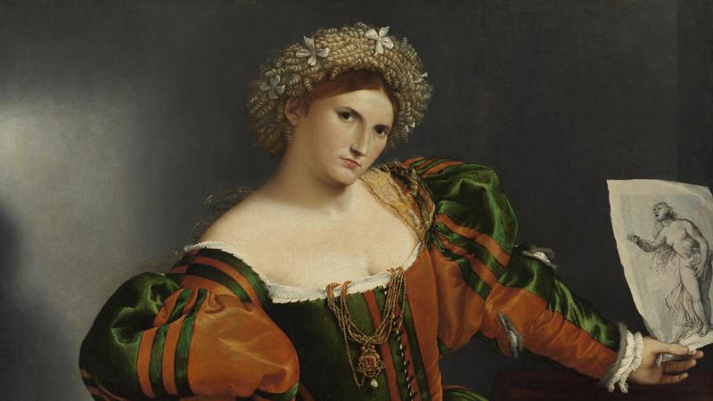 Lorenzo Lotto, 'Portrait of a Woman inspired by Lucretia', about 1530-3