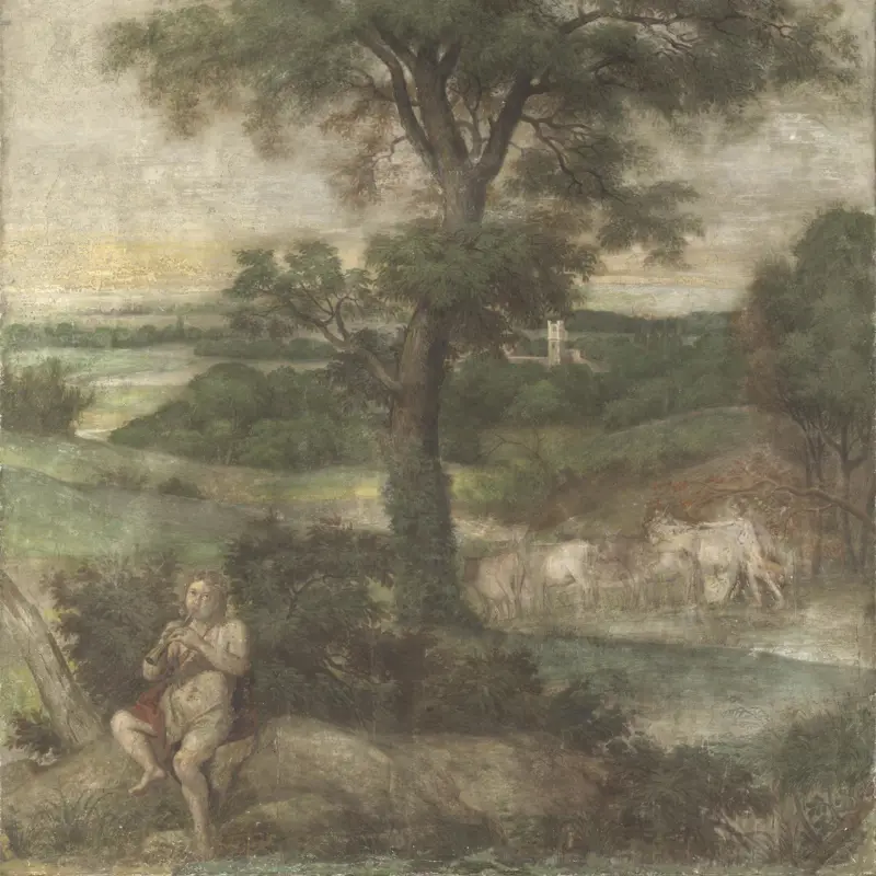 Mercury stealing the Herds of Admetus