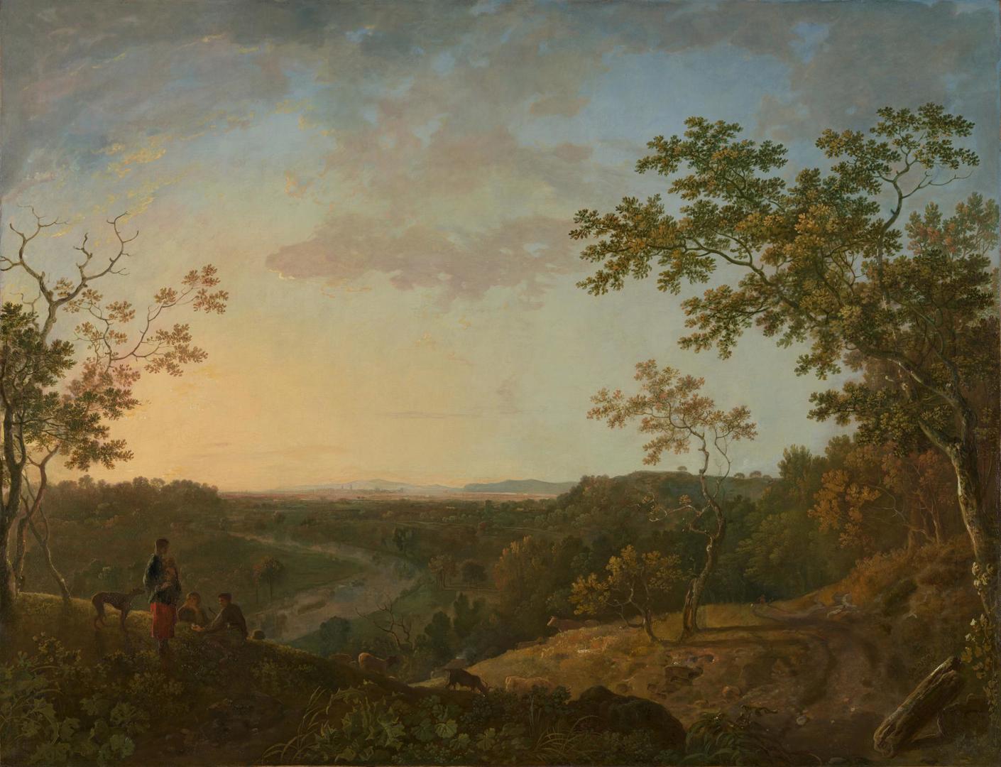 The Valley of the Dee, with Chester in the Distance by Richard Wilson