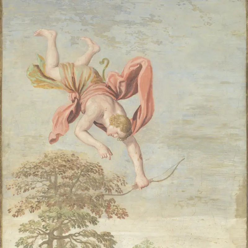 Apollo slaying Coronis