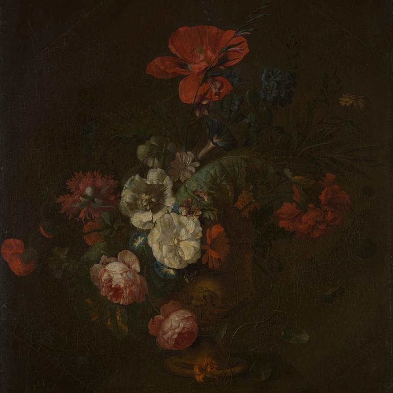 Flowers in a Stone Vase