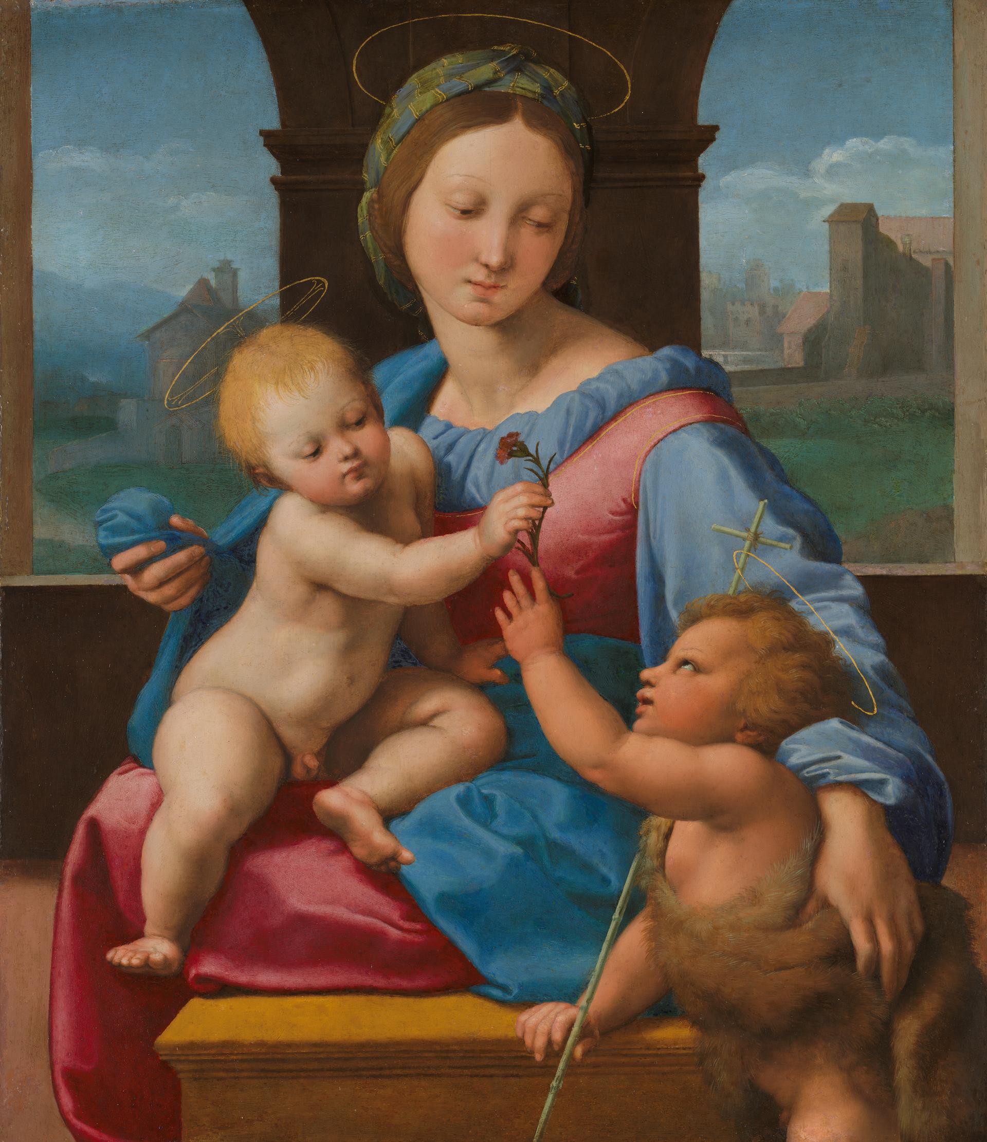 Raphael The Garvagh Madonna NG744 National Gallery London